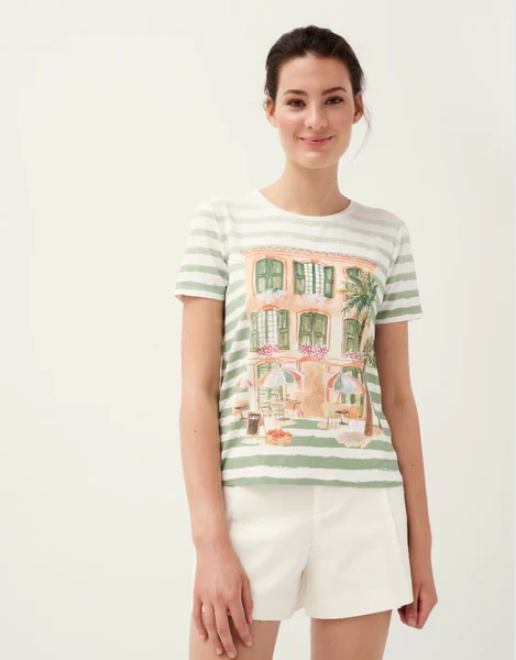 Leo & Ugo Cafe Tee TEJ222