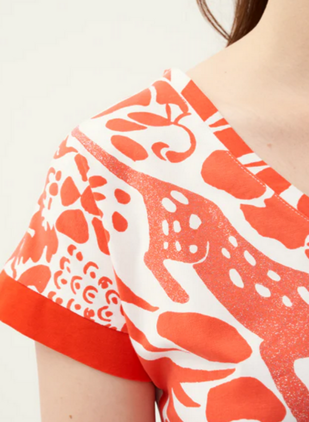 Leo & Ugo Orange Jungle Tee TEJ264