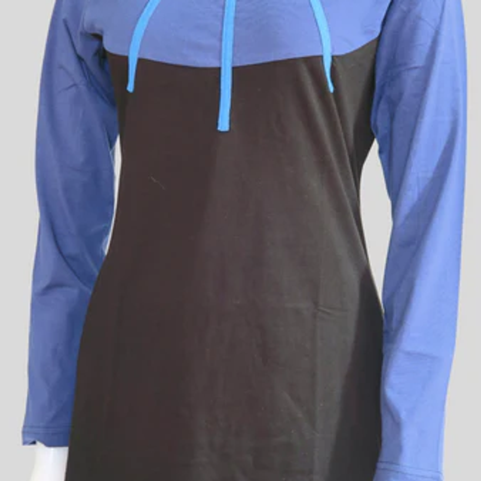 Thumbnail: Leopards & Roses Black/Blue  Fleece Coat TT-J22947-BK