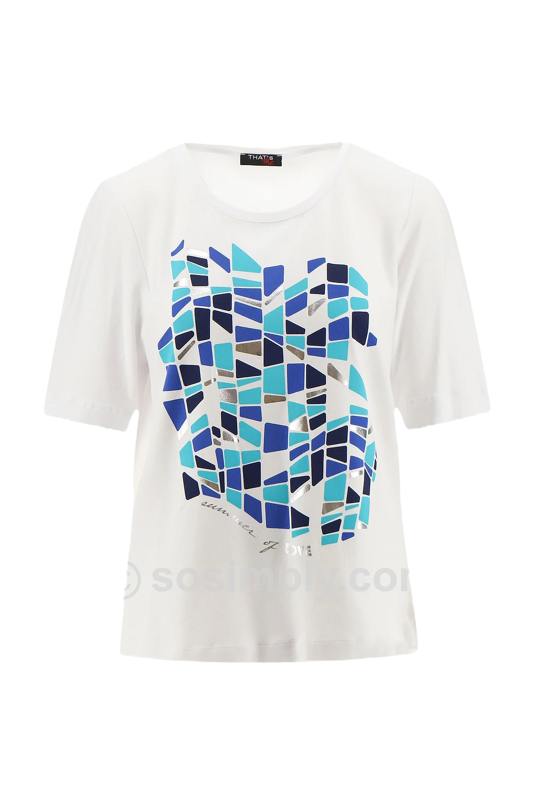 Geometric Print Tee