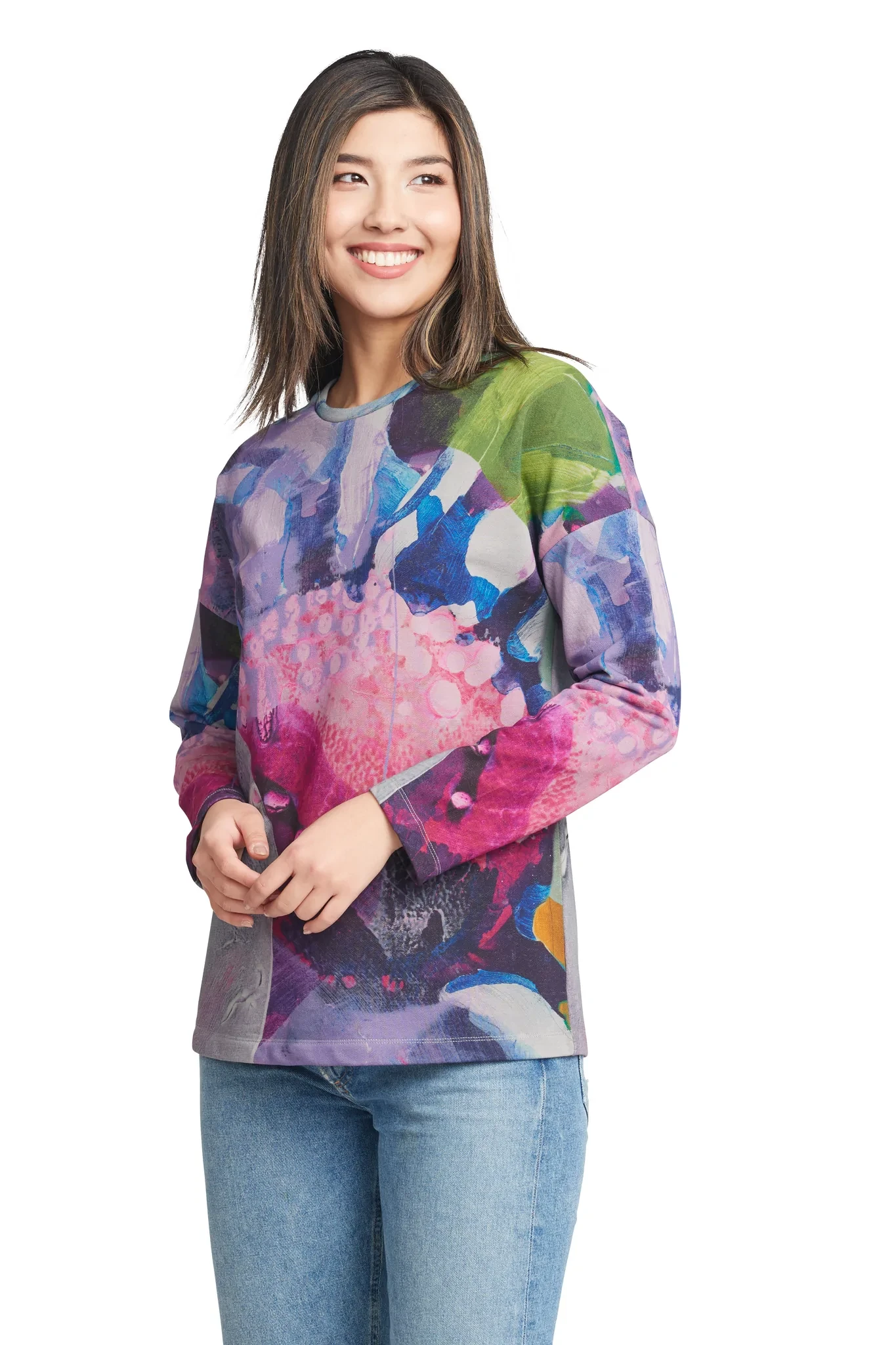 Claire Desjardins "Growing from Ideas" French Terry Long Sleeve Top 222559