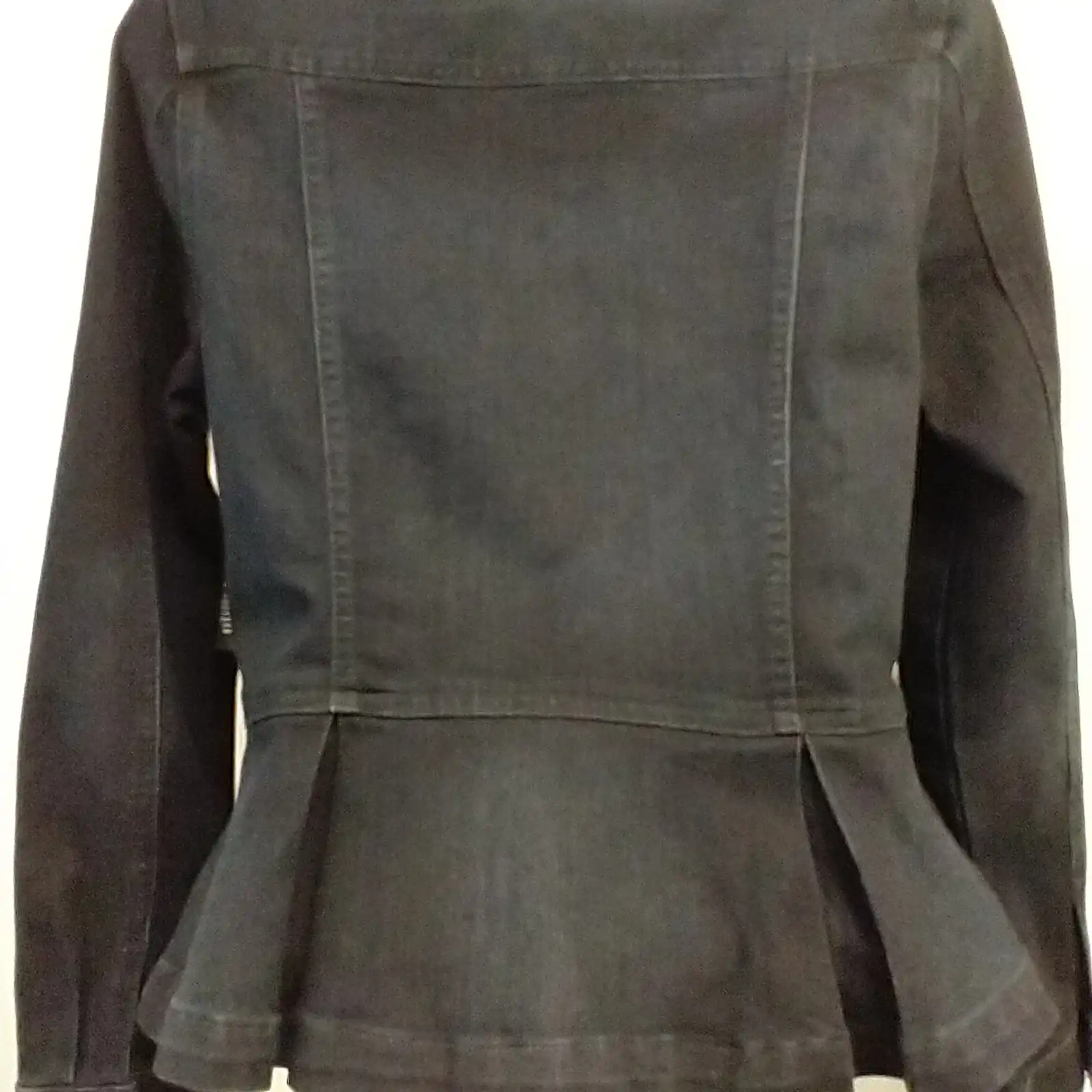 Thumbnail: Liverpool Indigo Denim Peplum Jacket LM1036EF