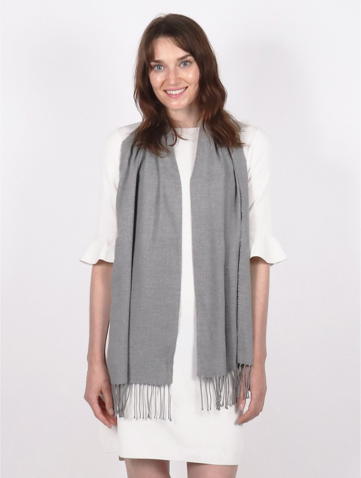 Light Grey Cozy Scarf