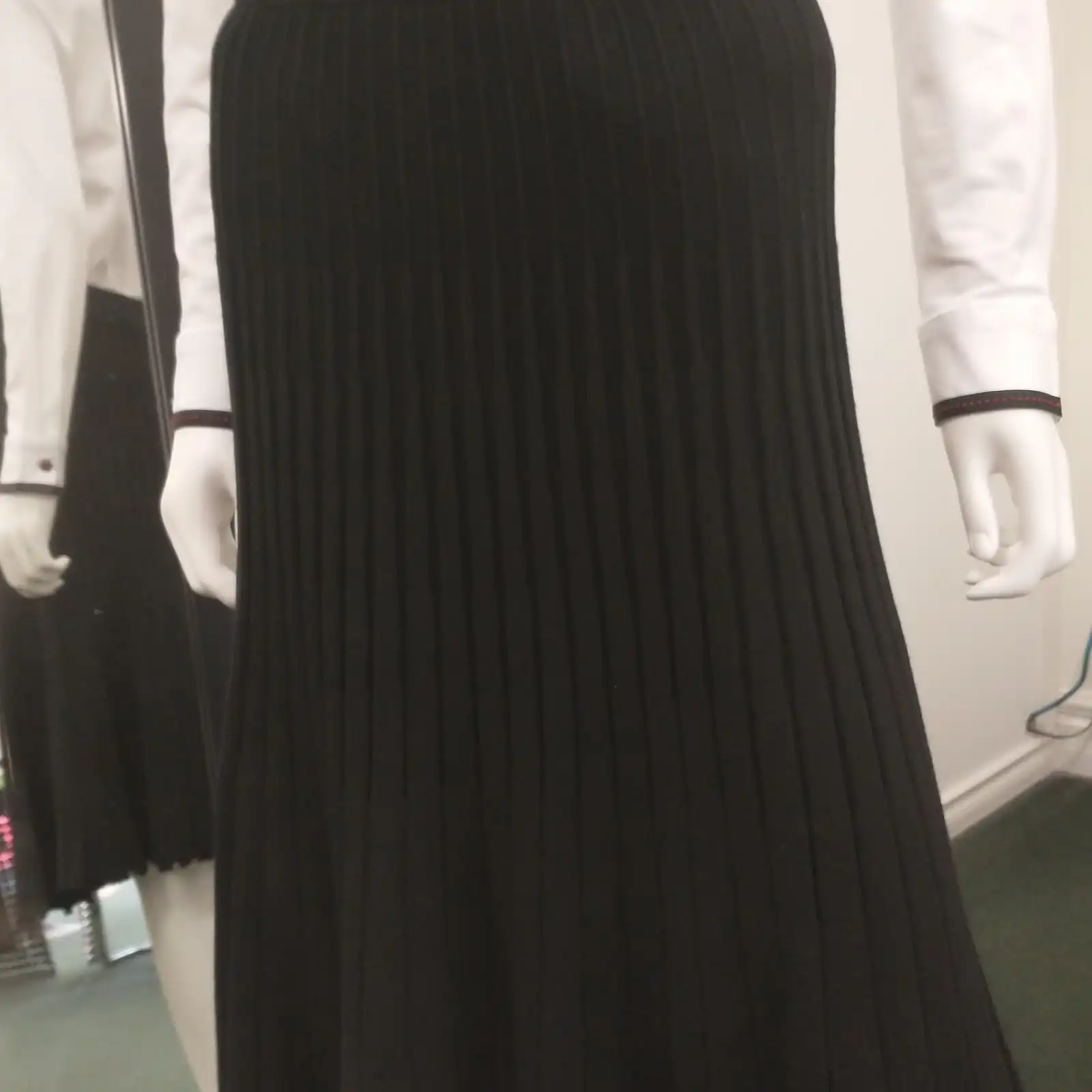 Thumbnail: Sunday Black Pleated Skirt
