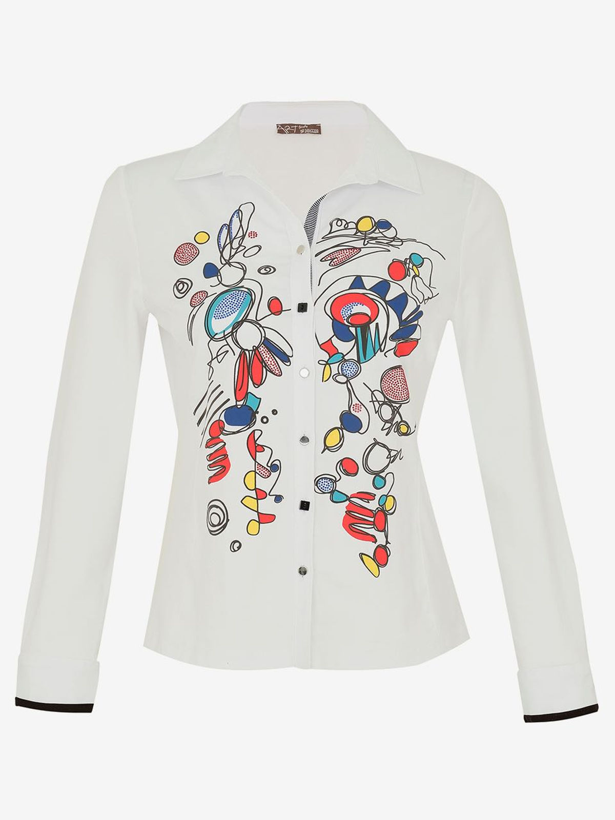 Dolcezza "Provencal Market"  Button Front Shirt 73644
