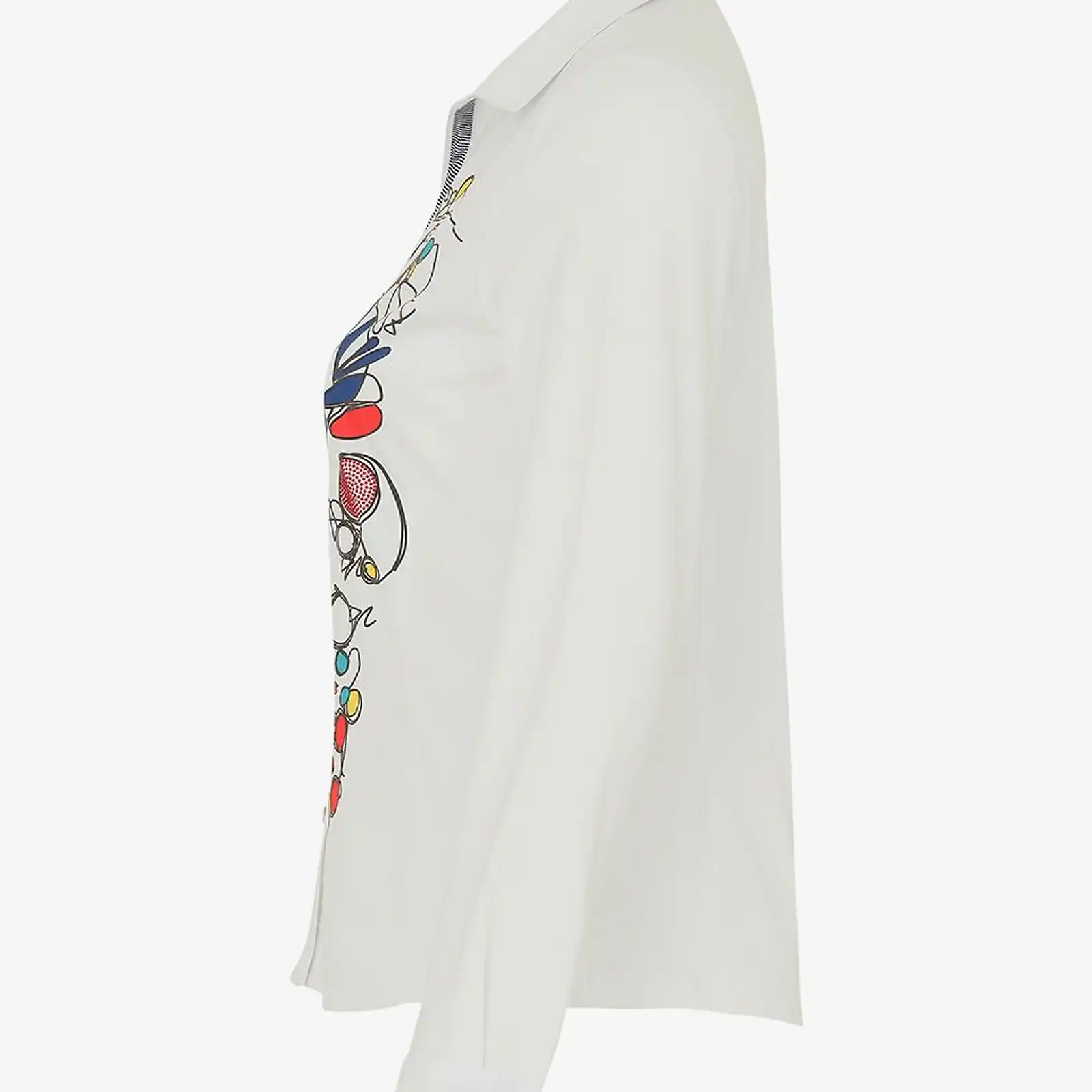 Thumbnail: Dolcezza "Provencal Market"  Button Front Shirt 73644