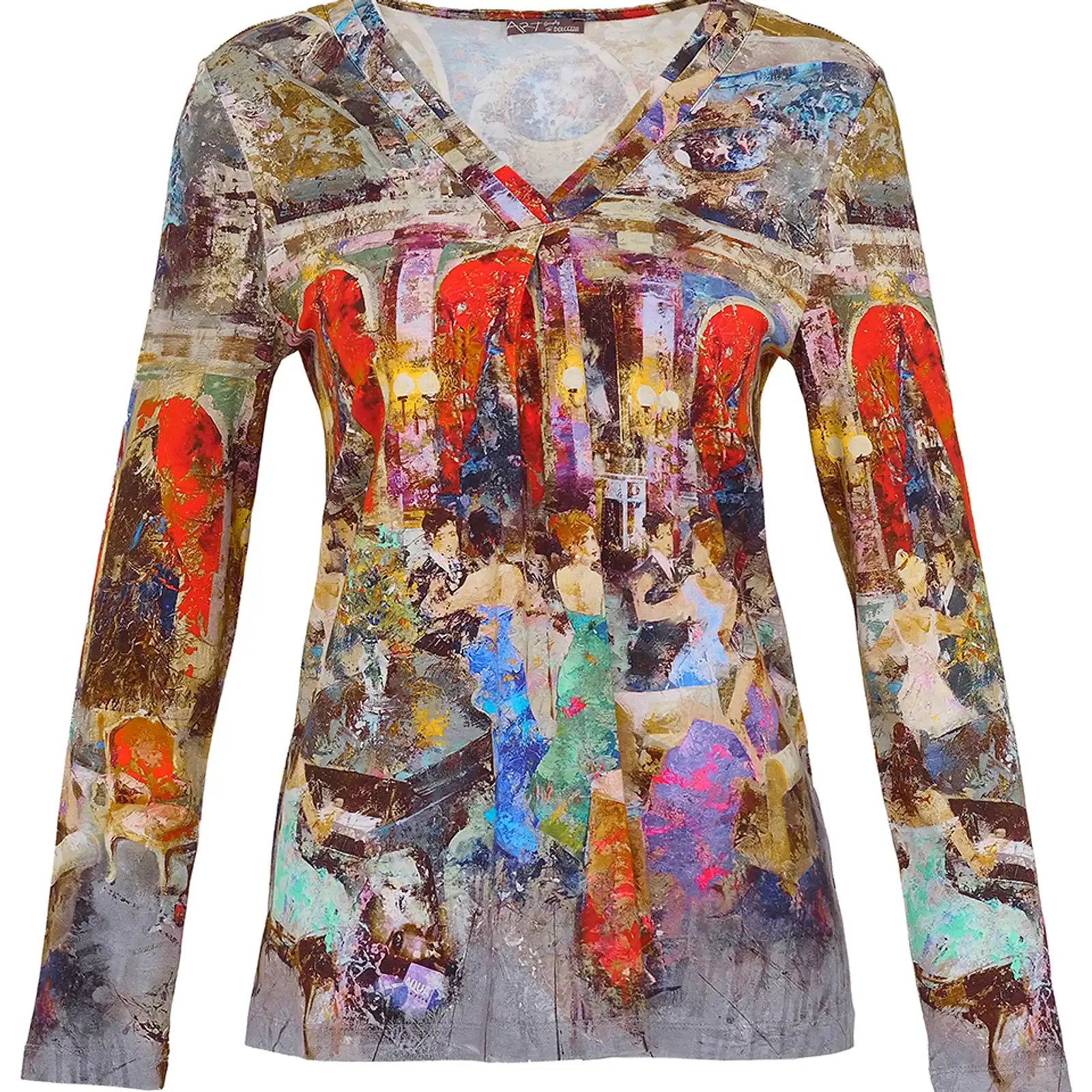 Thumbnail: Dolcezza "Dance Party" V-Neck Top 73733