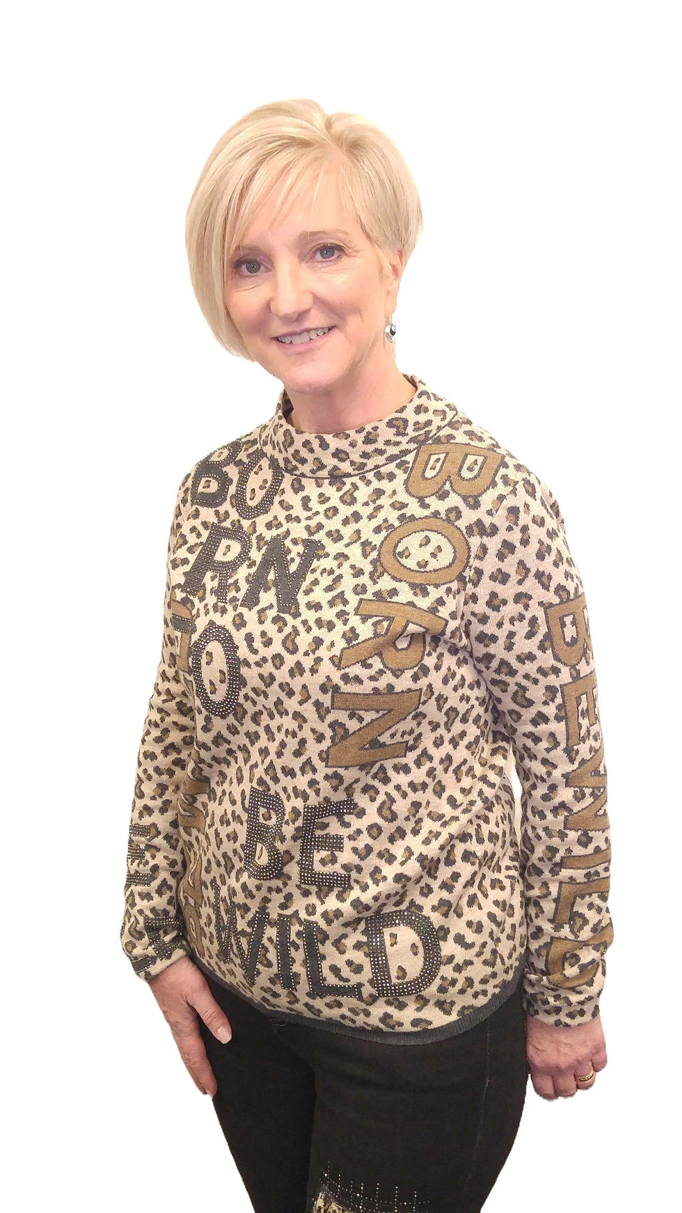 Orly "Born to be Wild" Leopard Print Sweater