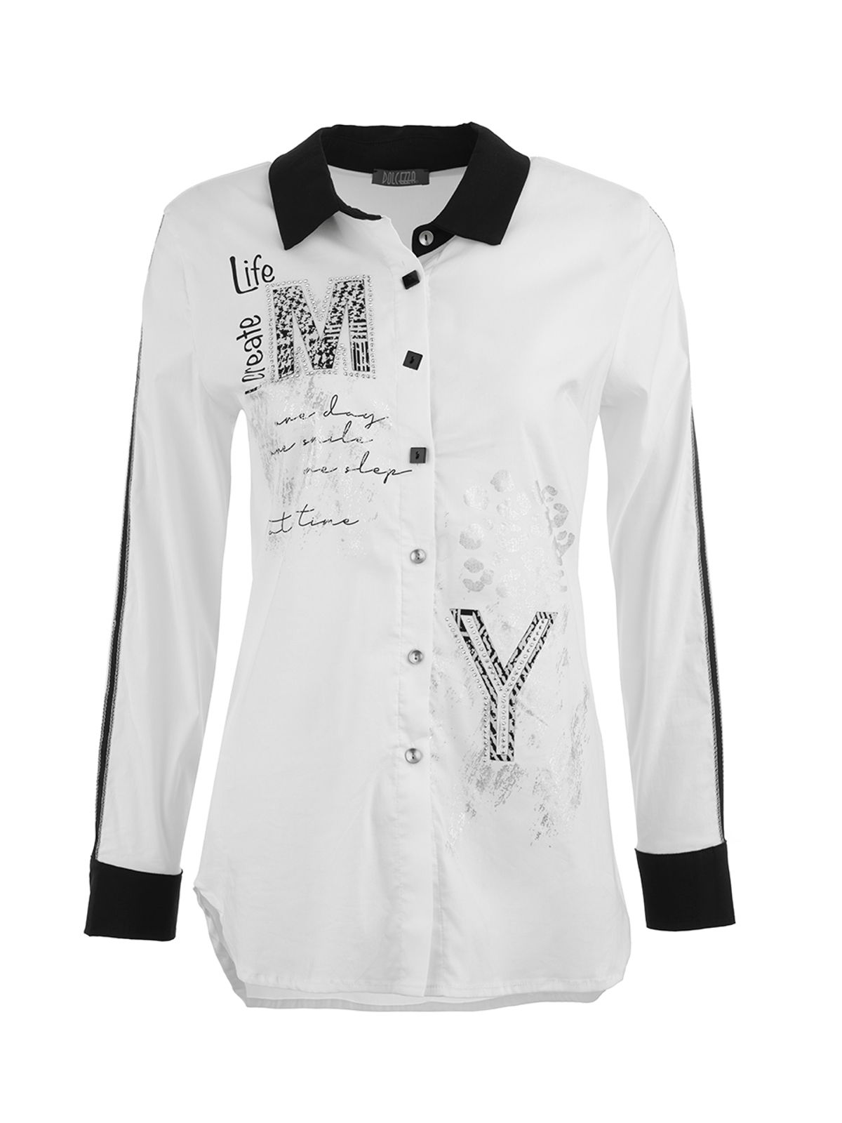 Dolcezza "Story Weaver" Button Front Shirt 72163