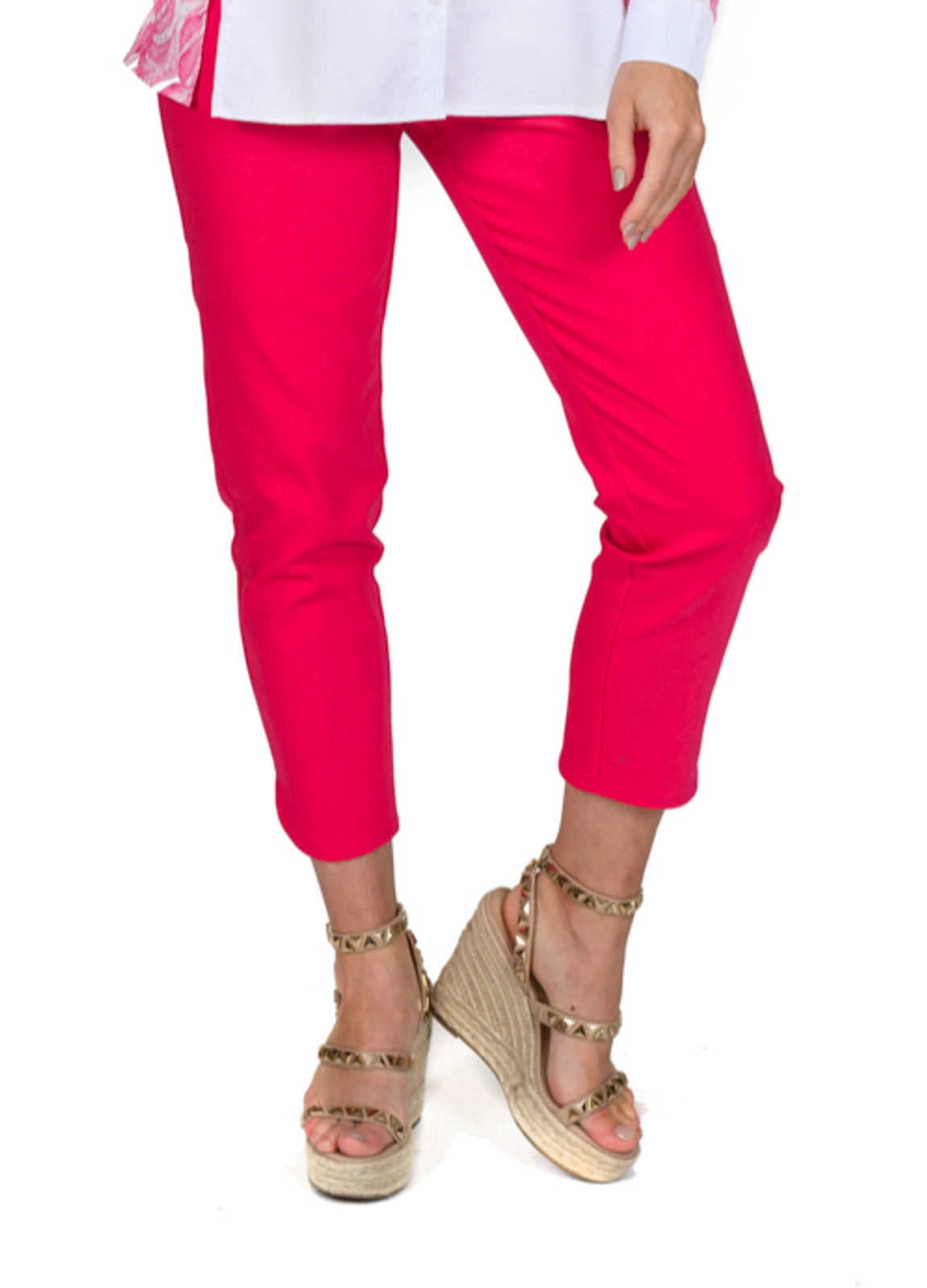 SCAPA Hot Pink Petal Hem Pants