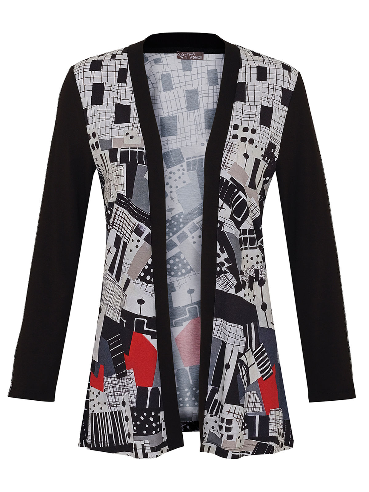 Dolcezza "Tear Down the Wall" Banded Cardigan 73603