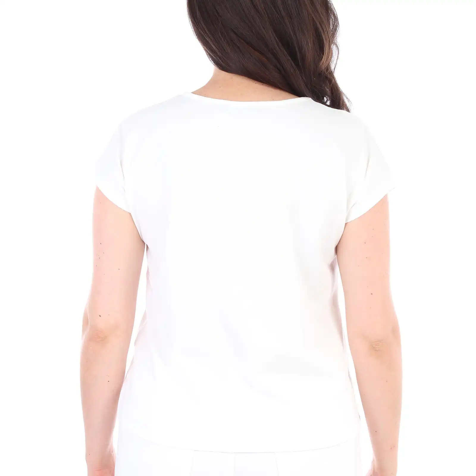 Thumbnail: Blue Butterfly Cap Sleeve Cotton Tee  by Fresh FX