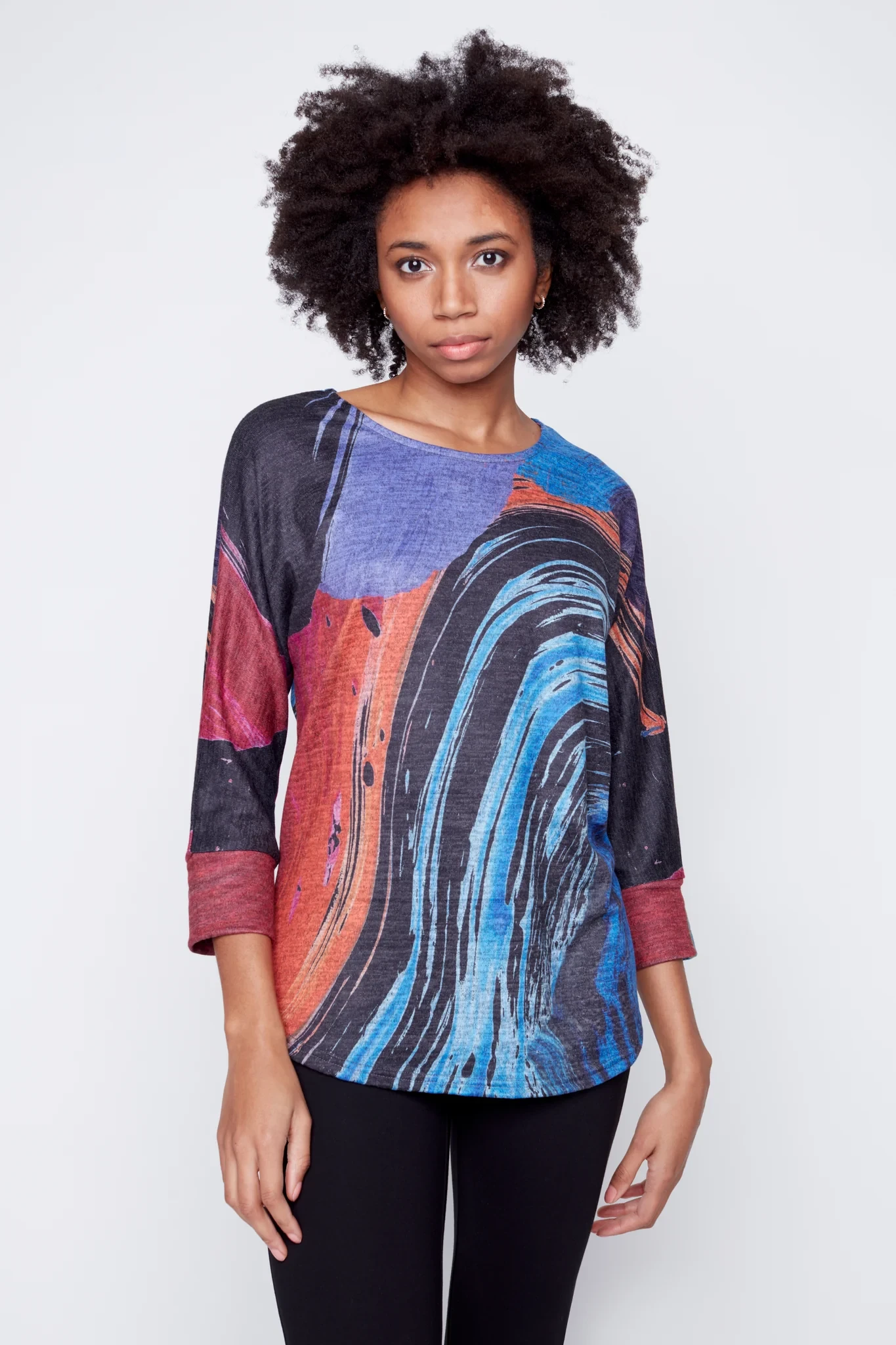 Claire Desjardins "Just Say It" Dolman Sleeve Top 91200