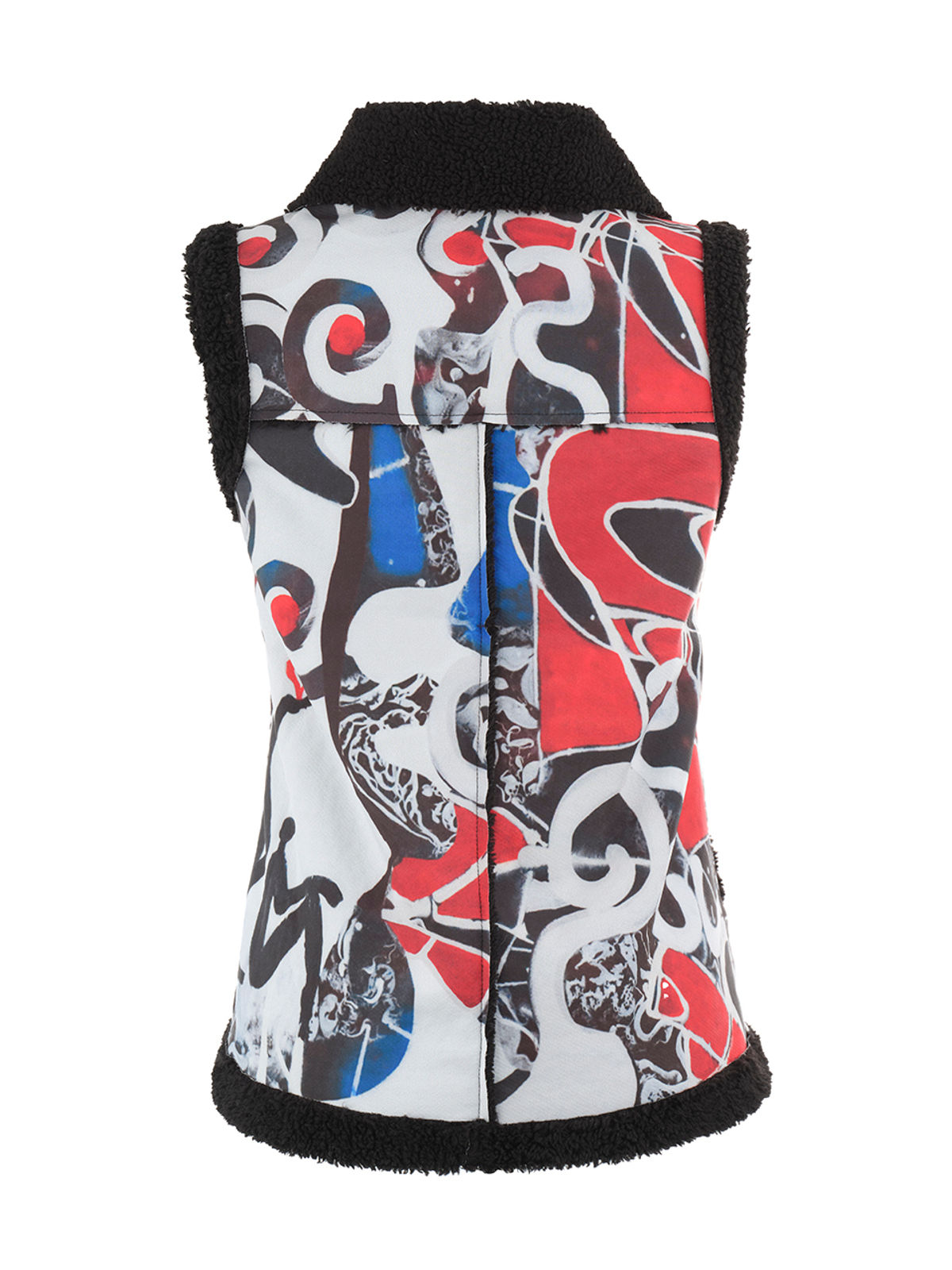 Dolcezza "Lovely Lovers" Printed Sherpa Vest 72855