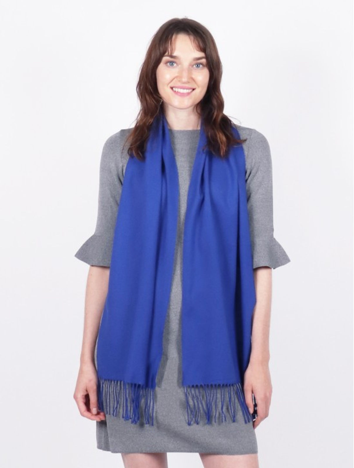 Royal Blue Cozy Scarf