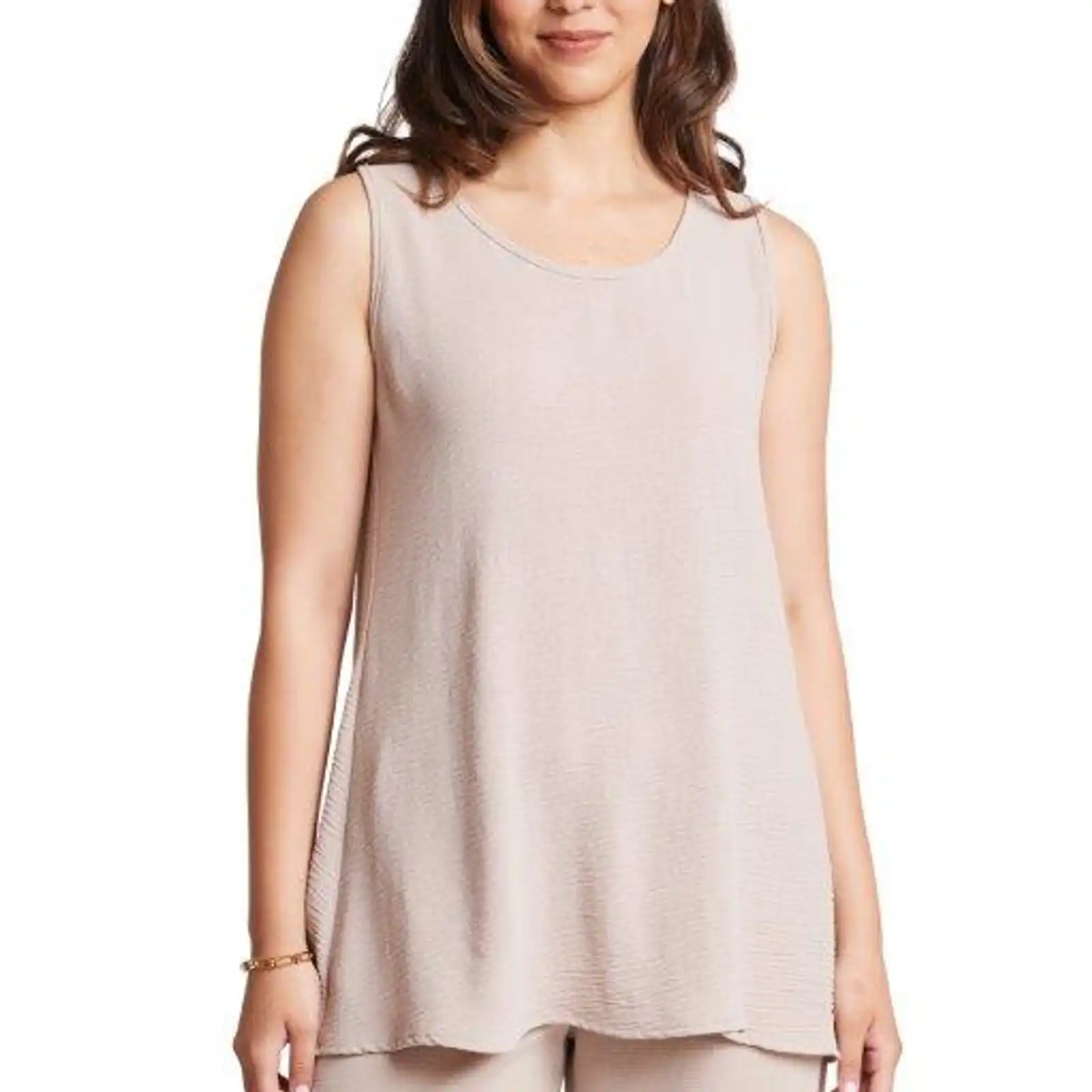 Thumbnail: Compli-K Taupe Crepe Shell 32775